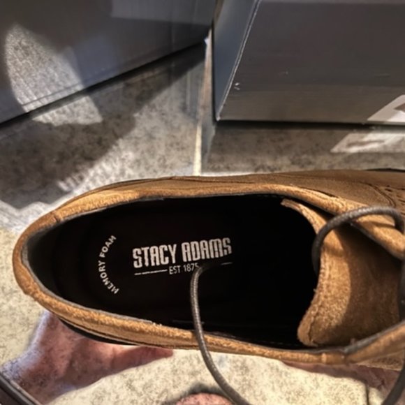Brand New Stacy Adams Brown Suede Shoes main image 9